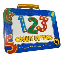 Williams‑Sonoma Number Cookie Cutter Set — Complete Tin, 10 Cutters, 3” Size