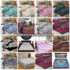 Indian Bedding Mandala Duvet Cover Boho Queen Quilt Comforter Cover Bedding Set