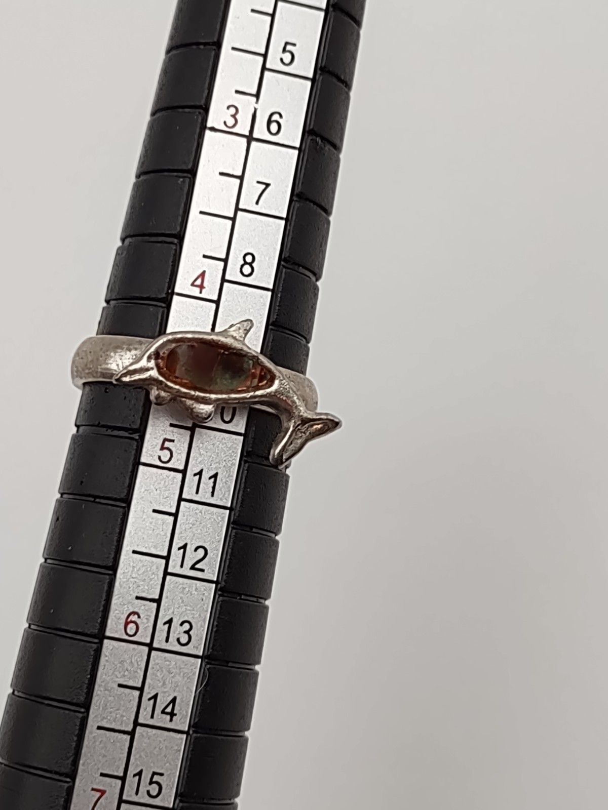 Sterling Silver Dolphin Toe Ring Adjustable Beach… - image 2