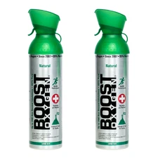Boost Oxygen Supplemental Oxygen - 10 Liter - Natural Aroma -2 Pack