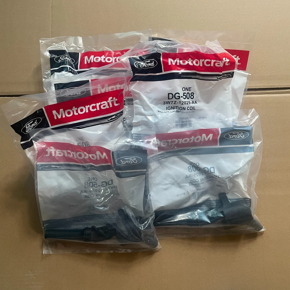 8PCS OEM Ignition Coils Motorcraft DG508 For Ford F150 4.6L 5.4L 6.8L 3W7Z12029A Foto 3 de 4