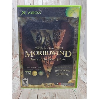 Elder Scrolls III Morrowind GOTY Edition Xbox Complete w/Manual