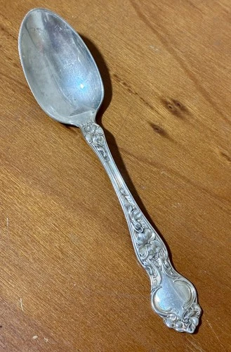 Wallace Sterling SILVER 92.5% ITea spoon 2.6  grams Silver, Violet Pattern