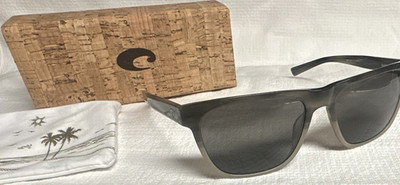 Costa Apalach Men's Lightweight Gray Square Plastic Sunglasses APA 238