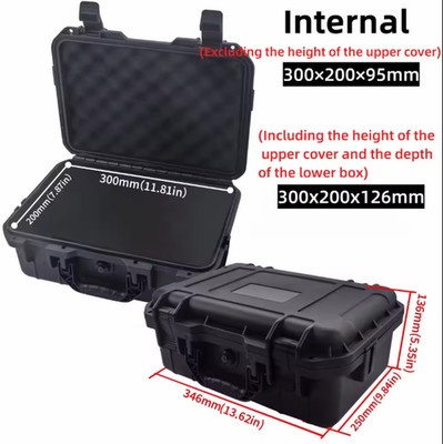 Hard Carry Case Protective Equipment Waterproof Camera Tool Travel Secure Box
