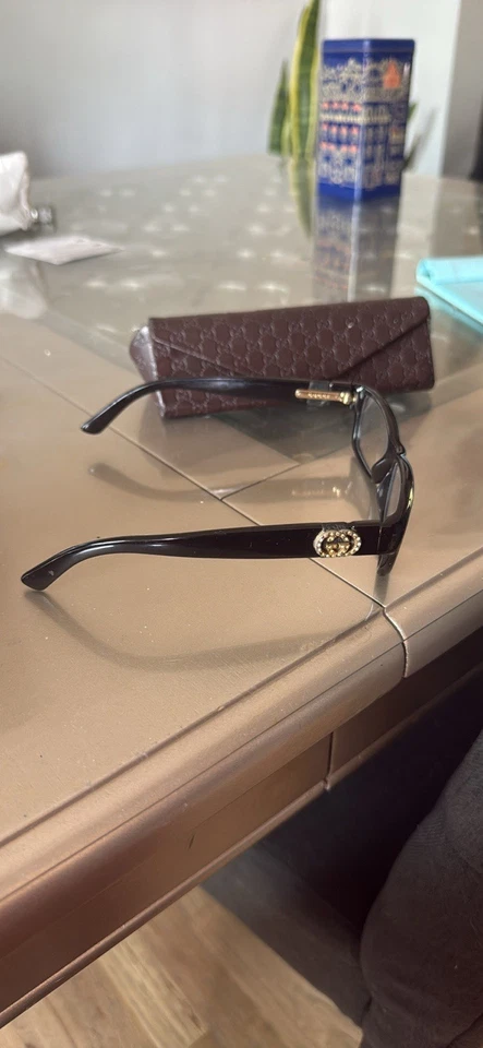 Gucci черный фиолетовый оливковая рамка чтения черный руки очки GG3516 новый - Изображение 3 из 4