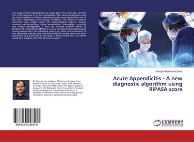 George Neelankavil Davis | Acute Appendicitis - A new diagnostic algorithm...