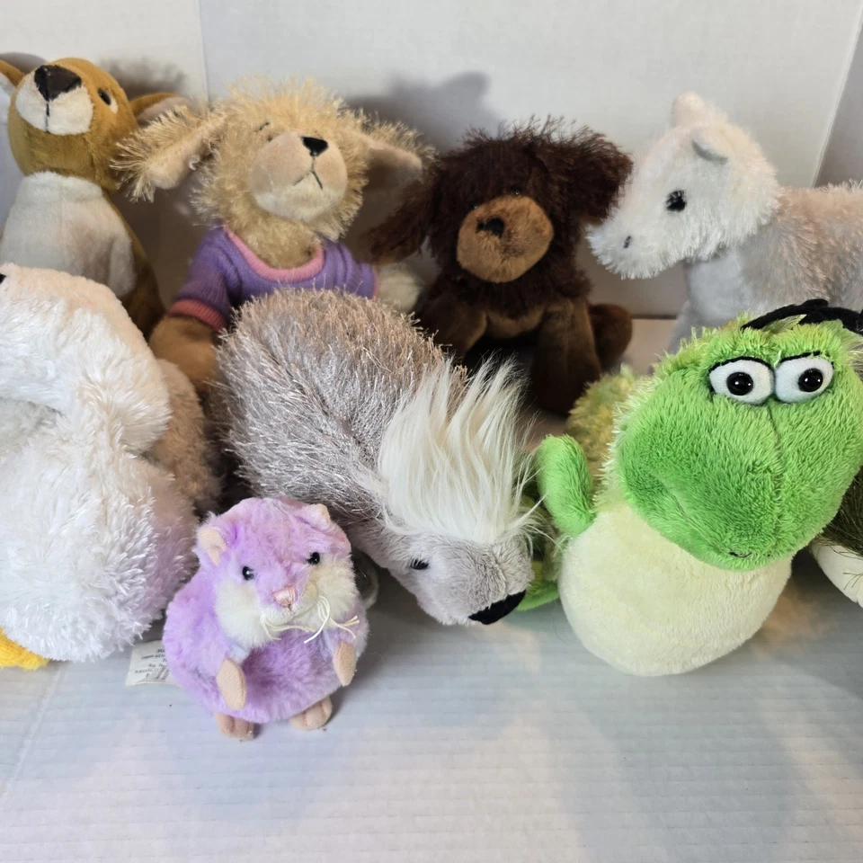 Webkinz Lil Kinz Lot Of 10 No Codes Plush Only Frog, Duck, Deer, Eagle Etc - Image 4 of 4