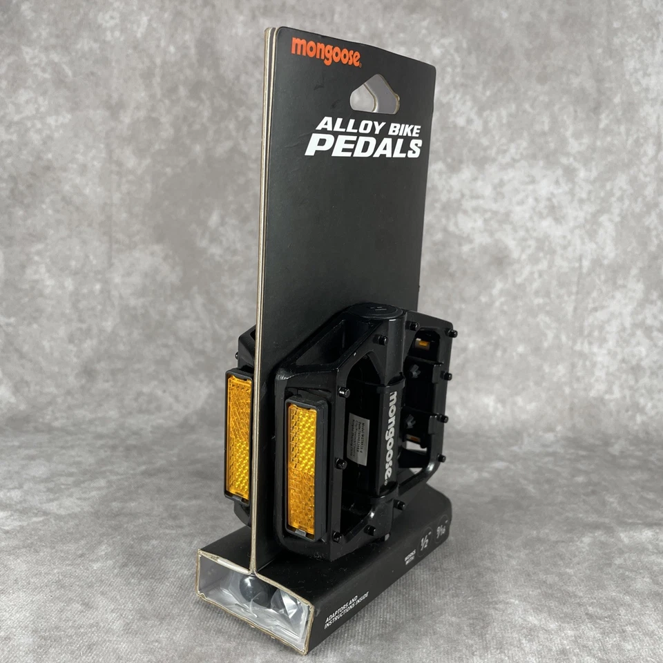 Pedales de Bicicleta para Bicicletas de Montaña para Adultos, con Adaptadores de 1/2" y 9/16", Peso Ligero... Foto 2 de 4