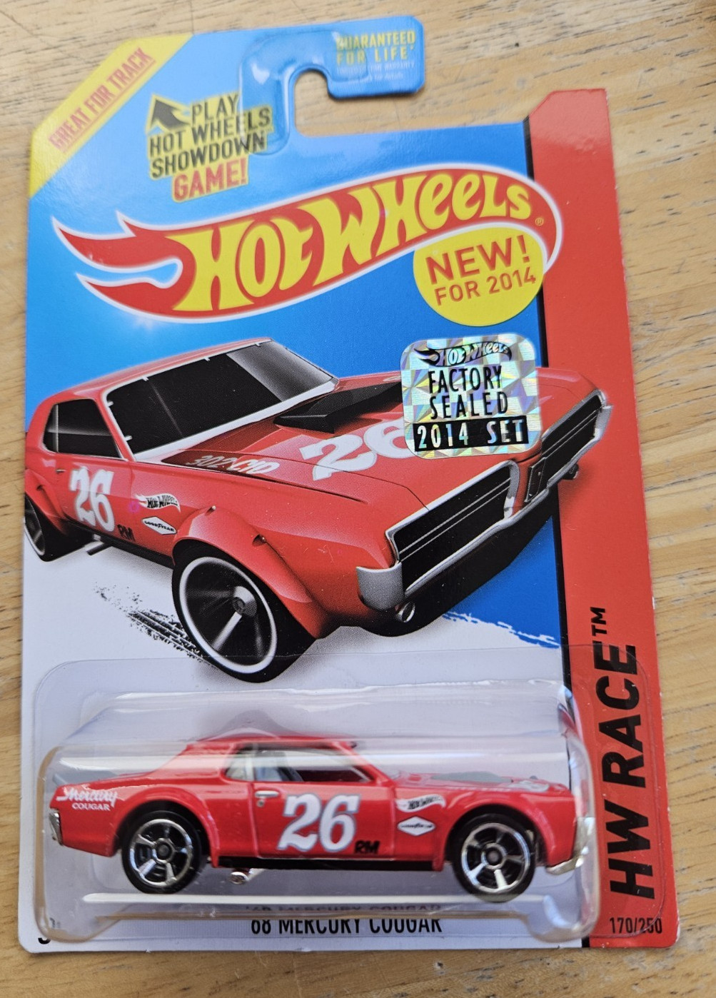Hot Wheels 2014 Factory sealed 68 Mercury Cougar