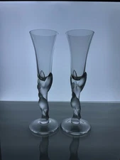 Faberge Kissing Doves - Cordial Glasses 7 1/8”, Set of 2