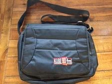 KUBE 93 FM Seattle Radio Station Black Laptop Messenger Bag 16x13