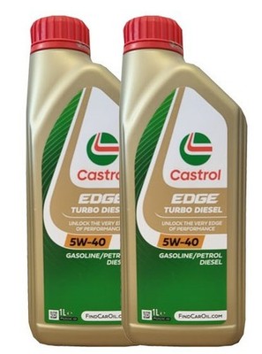 Castrol Edge Turbo Diesel 5W-40 Motoröl 2 Liter MB 229.51 GM Dexos2 RN 700/710