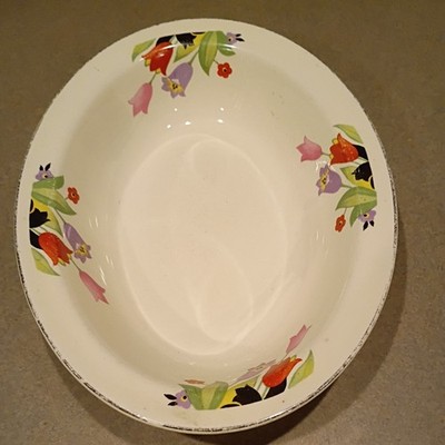 Hall CROCUS   10 1/4'' OVAL VEGETABLE BOWL
