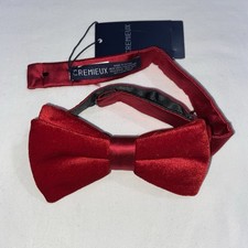 Mens Bowtie PreTied Adjustable Necktie Solid Color Formal Wedding Party Tuxedo