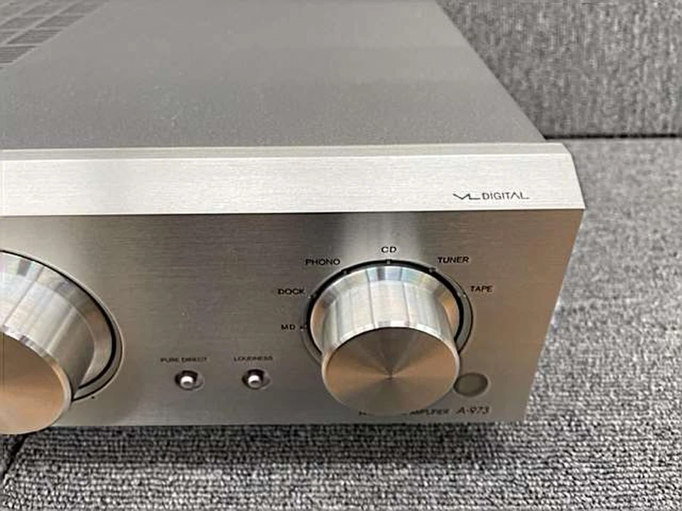 Onkyo A-973 Integrierter Verstärker Silber Guter Zustand Used - Bild 4 von 4