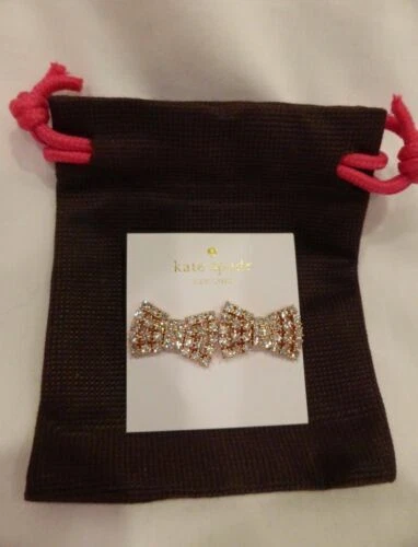 Kate Spade New York Enchape de oro rosado Pendientes de Moda