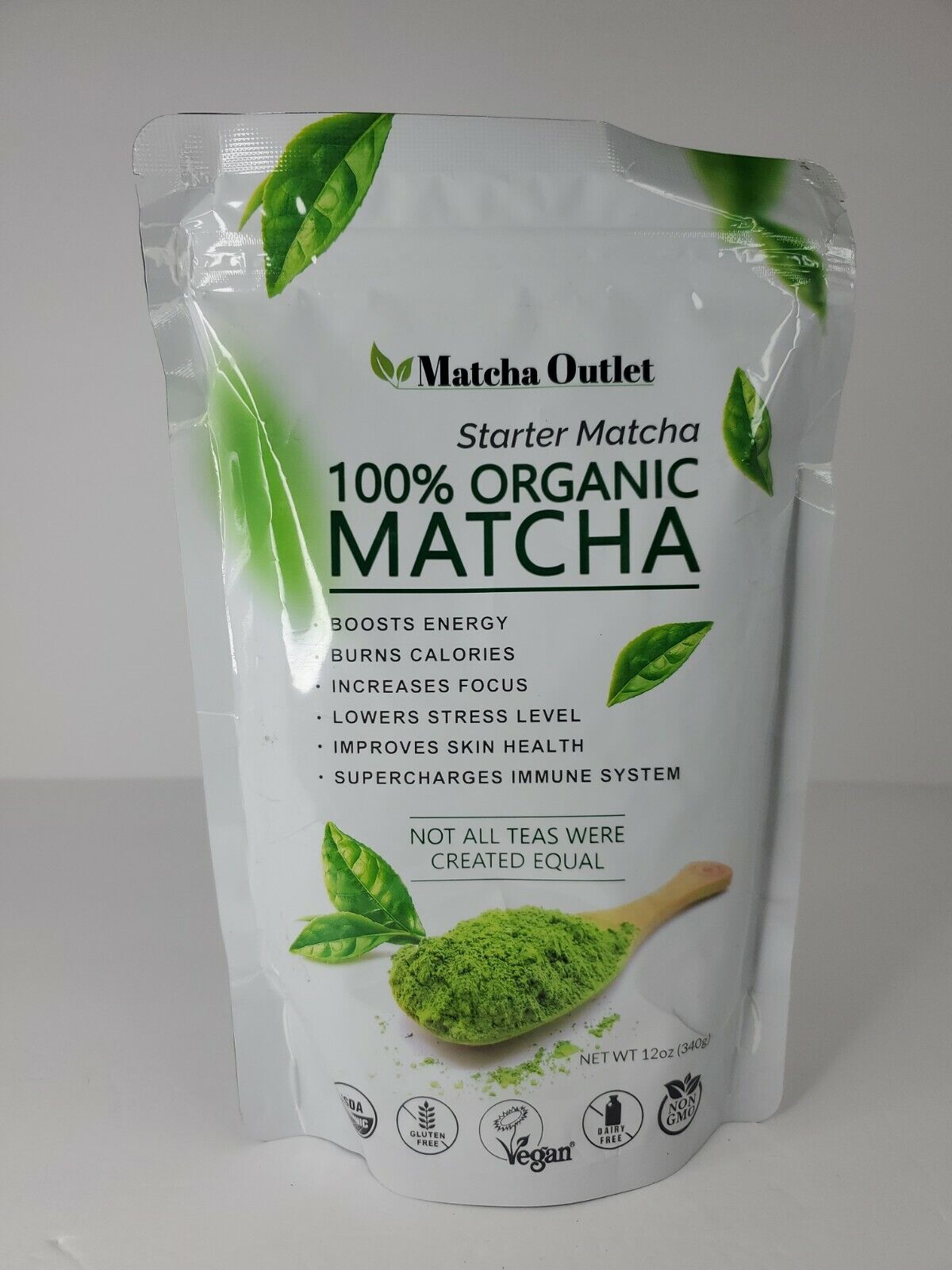 Starter Matcha Pure Easy-to-use Organic Green Culinary 12oz Grade Genuine Powder Tea