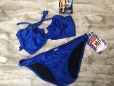 Jelly Swimwear Royal Bandeau XL D cup  Euro Bottom Bikini Size Large