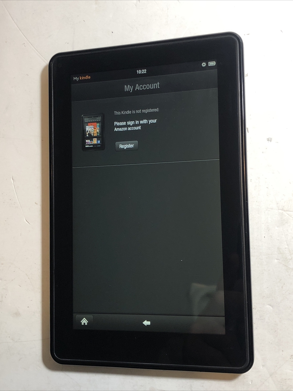 Amazon Kindle Fire D01400 Black Dual Core WiFi 8 GB 7 in Tablet A2 eBay