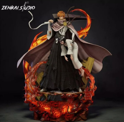 Zenkai Studio Bleach Kurosaki Ichigo Resin Statue Pre-order 1/6 Kuchiki Rukia