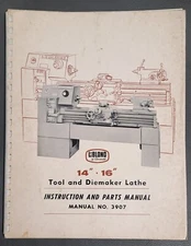 LeBlond Lathes Instruction and Parts Manual No. 3907 - Lot#2