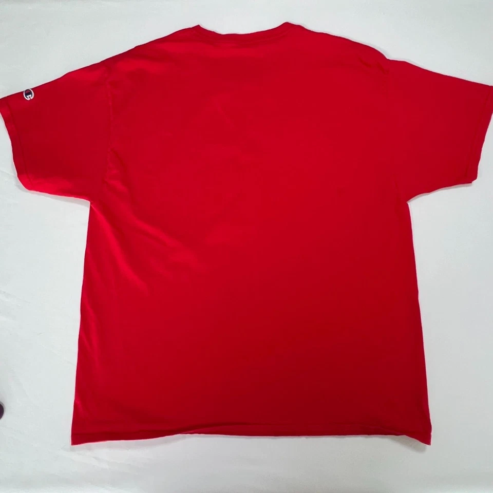 Tom Brady Tampa Bay Buccaneers Champion XL Camiseta Cara Gráfico Estampado Rojo Foto 4 de 4