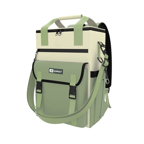 Women Backpack Cooler Large Insulated Leakproof Lunch Bag for Work Camping Beach - Picture 13 of 15
