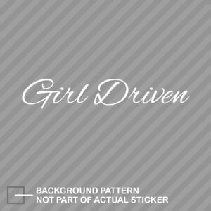 Lady Driven Decal Sticker daily