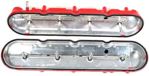 Genuine OEM GM LSA LS9 LS3 LS7 Corvette CTS-V ZL1 Valve Covers Powder Coated Red - Picture 8 of 12