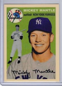 Mickey-Mantle-New-York-Yankees-rare-custom-card-by-Bob-Lemke-039-54-style-254