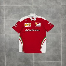 Puma Scuderia Ferrari Team Formula One F1 Racing Men Polo Shirt Size XL
