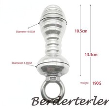 Metal Cleaning Anal Shower Enema Douche Nozzle Wash Anus Vaginal Cleaner
