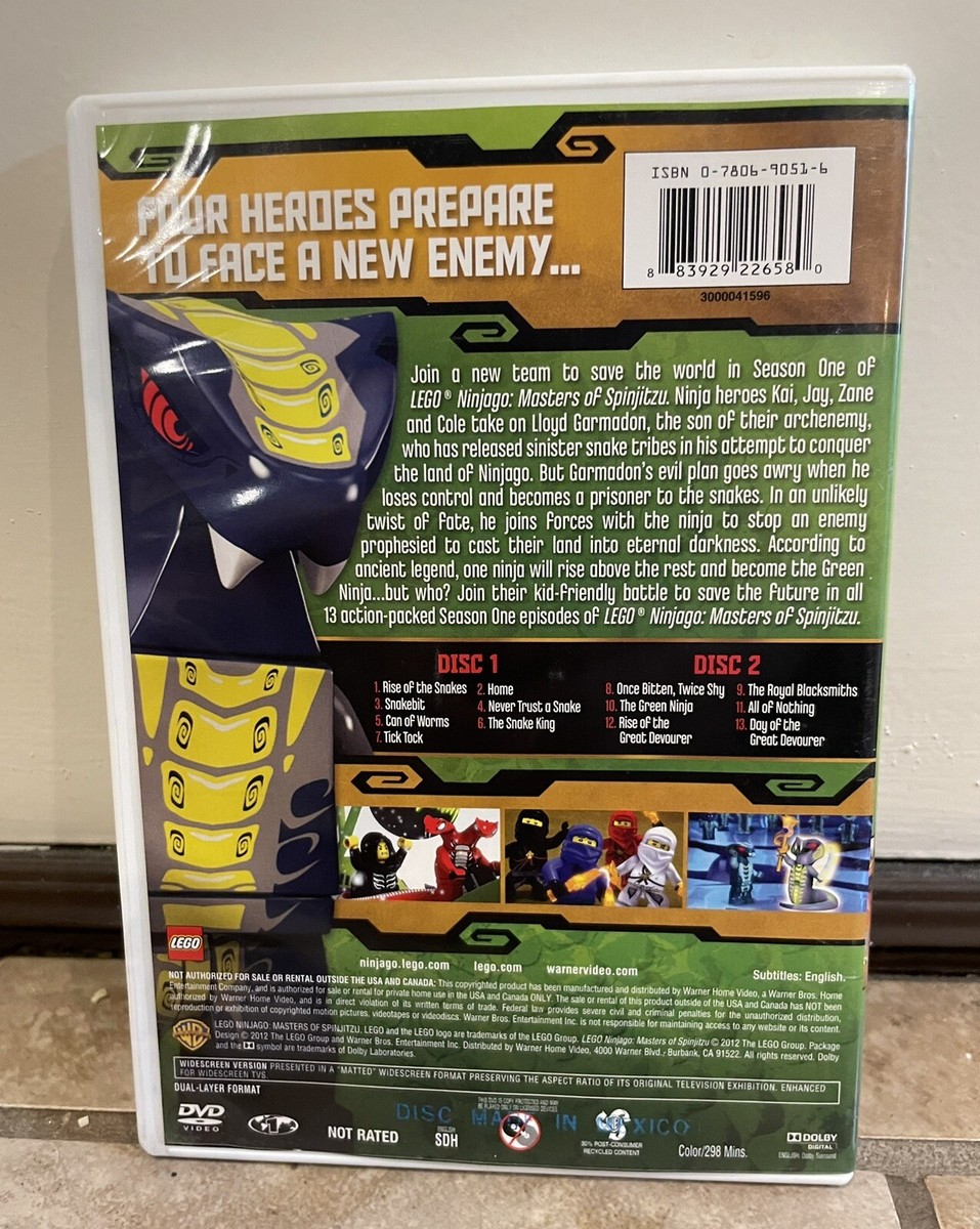 2012 Ninjago Masters Of Spinjitzu Season One 13 Episodes 2 Disc