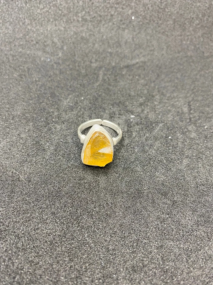 Moda Positano Gioielli - Collezione Zaffiro - Anello Ag 925 con Quarzo Citrino - Immagine 4 di 4