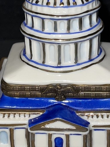 The 53rd Presidential Inaugural Trinket Box Of The U. S Capital Collectible - Picture 5 of 12
