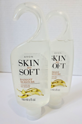 Menge 2 Avon Skin So Soft Duschgel strahlende Feuchtigkeit 5 Flüssigunzen - Bild 1 von 3