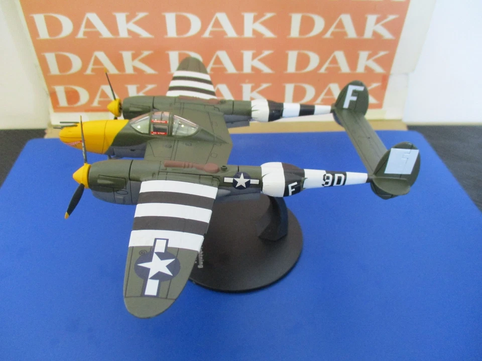 Die cast 1/72 Modellino Aereo Aircraft Lockheed P-38J Lightning D-Day 1944 - Immagine 2 di 4