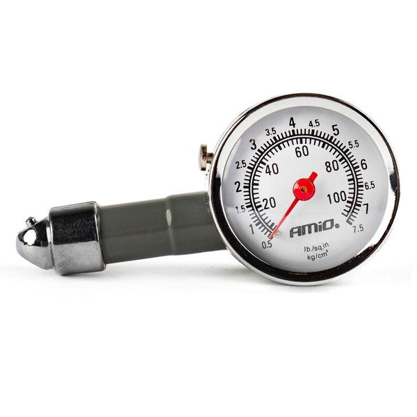 ReifendruckprüFer Manometer Luftdruck Reifendruckmesser Auto Motorrad 7,5 Bar-image