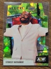 2022 AEW Stokely Hathaway Green Rainbow /99 ALLURE Trading Card #86722