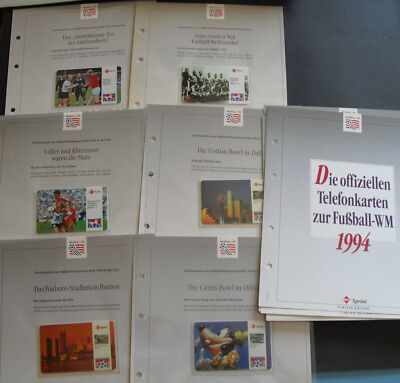 Telefonkarten Album Sprint Limited Edition Fußball WM 1994 47versch mint/**