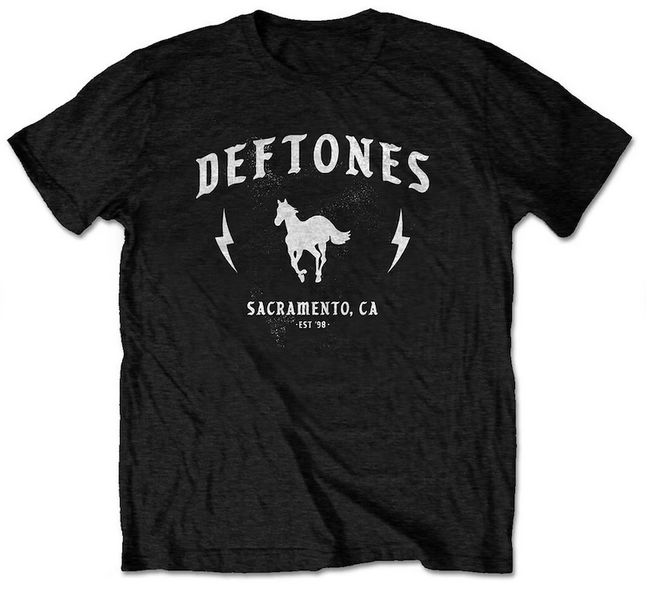Deftones T Shirt Adulto Maglietta Pony Elettrico Taglia S 5XL