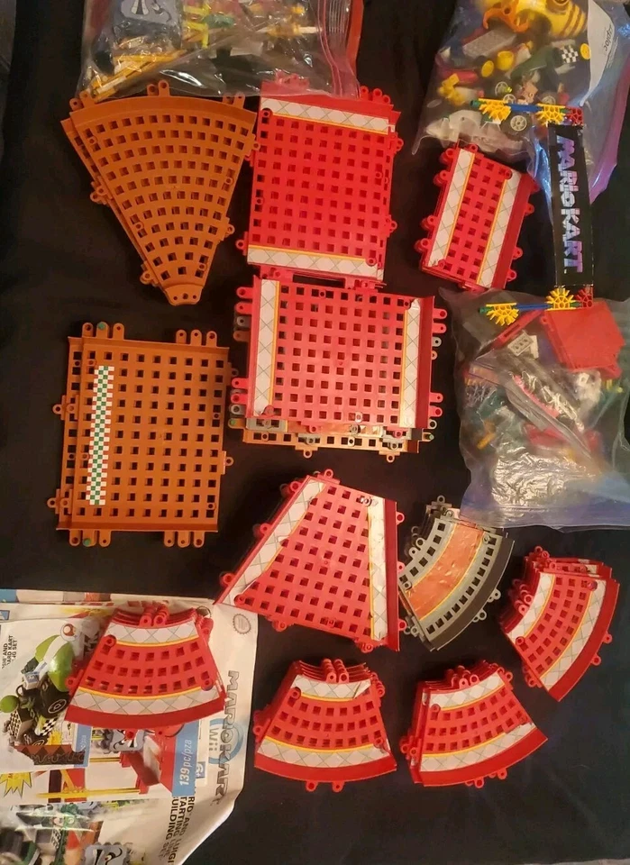 Mario Kart Wii Knex & Add Ons Запчасти для Автомобилей Трек Смотрите Подробные Фото Огромный ЛОТ ** - Изображение 2 из 4
