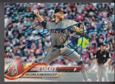 2018 Topps * JIMMIE SHERFY * Diamondbacks Signed Card (SIP241)