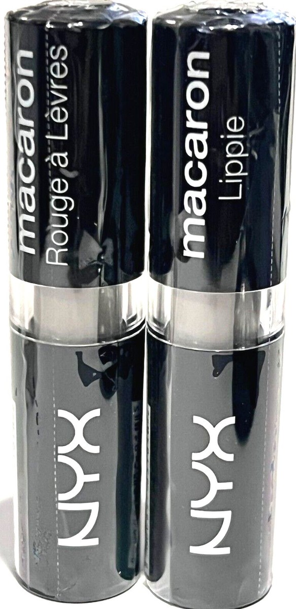 NYX MACARON LIPPIE Lipstick MALS10 BLACK SESAME BUNDLE OF 2 | eBay