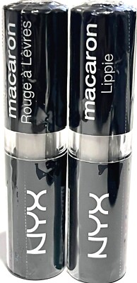 NYX MACARON LIPPIE Lipstick MALS10 BLACK SESAME BUNDLE OF 2 | eBay