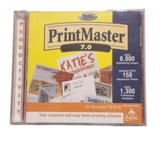 Printmaster 7.0 Pml3844ae Nos(old Stock) Cd Rom Cdrom Windows 95 98 Xp