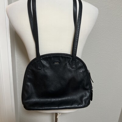 Picard Made In Germany Genuine Leather Black Vtg Shoulder Purse