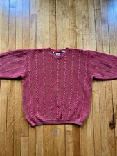 C.P. COMPANY *VINTAGE* Red Knit Sweater Size L Men’s