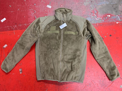 USGI Polartec Level 3 GEN III Coyote Fleece Cold Weather Jacket Medium Long